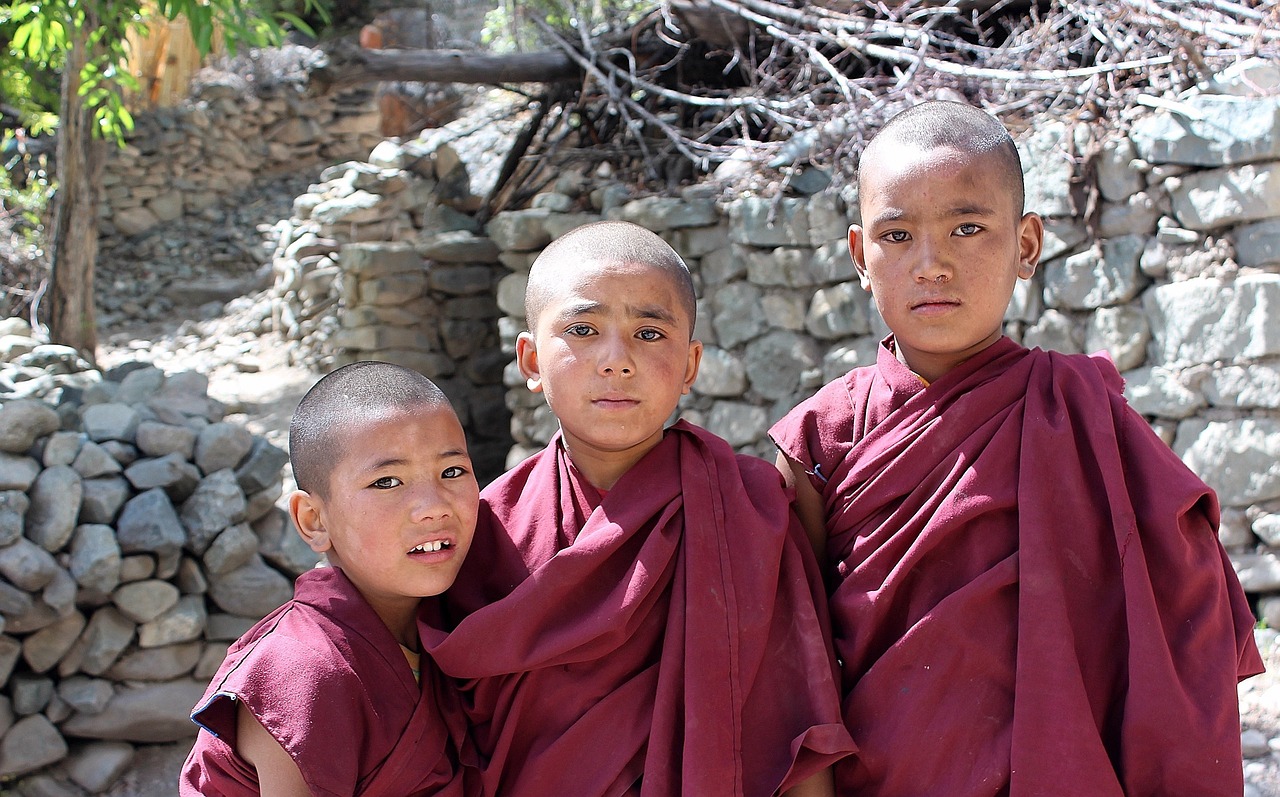 disciples, buddhists, children, india, ladakh, eyes, ladakh, ladakh, ladakh, ladakh, ladakh