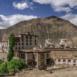 Discover the ancient beauty of Lamayuru Monastery nestled in Leh's rugged mountains.